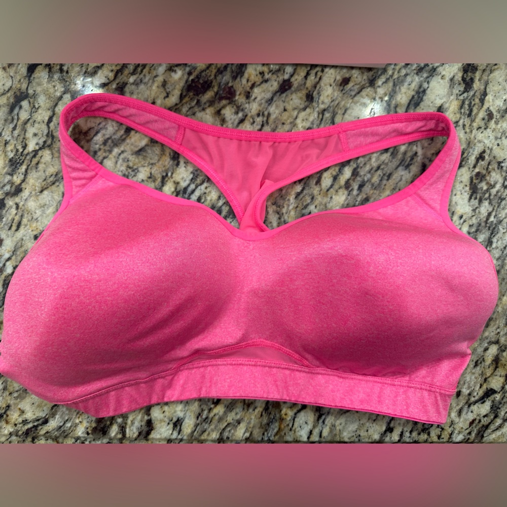 Old Navy bright Pink Sports Bra go dry high support